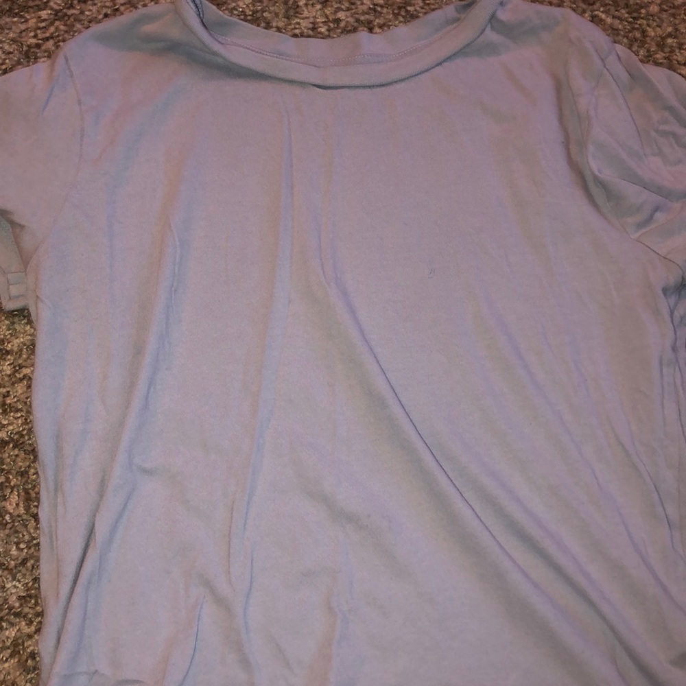 light blue classic tee